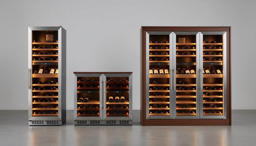large capacity wine cabinets