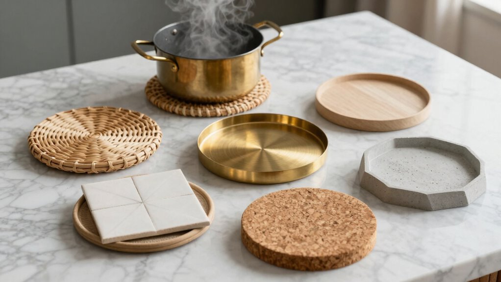 stylish surface protection trivets